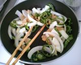 ランチに　うどんで　簡単♪　ナポリタン風作り方2写真