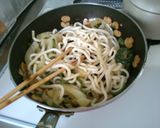 ランチに　うどんで　簡単♪　ナポリタン風作り方3写真