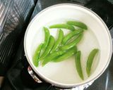 破竹(筍)とスナップえんどうの海老炒め♬作り方2写真