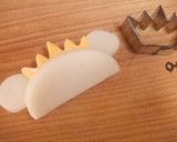 蒲鉾シナモン（キャラ弁用オカズ）作り方3写真