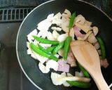 破竹(筍)とスナップえんどうの海老炒め♬作り方7写真
