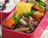 お弁当に★牛肉とゴボウのさっぱりポン酢作り方5写真
