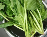 ほうれん草とひき肉のコク旨トマトスープ作り方1写真