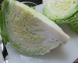日曜日のクッキング　キャベツ一個頂く作り方1写真