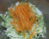 日曜日のクッキング　キャベツ一個頂く作り方3写真