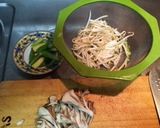 アスパラとまいたけともやしバター炒め作り方3写真