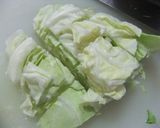 日曜日のクッキング　キャベツ一個頂く作り方5写真