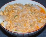 温泉卵と冷奴の豆腐丼（濃厚かつお醤油味）作り方6写真