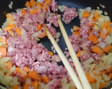 ほうれん草とひき肉のコク旨トマトスープ作り方8写真