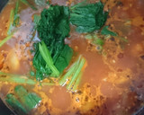 ほうれん草とひき肉のコク旨トマトスープ作り方11写真
