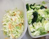 日曜日のクッキング　キャベツ一個頂く作り方9写真