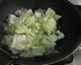 日曜日のクッキング　キャベツ一個頂く作り方12写真
