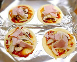 あと一品！餃子の皮でおつまみピザ♪作り方3写真