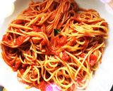 たこのトマトパスタ 簡単作り方3写真