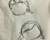 ツムツムキャラ弁 アナユキ作り方1写真