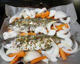 にんにくとオリーブオイル♪鯵の香草焼き作り方3写真