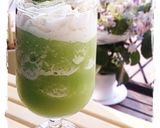 カフェフラッペでグリーンティーフラッペ作り方6写真
