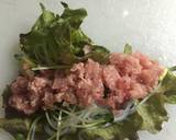 大好評！サーモン・マグロたたきで生春巻き作り方6写真