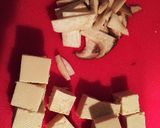 豆腐ひき肉エリンギの炒め物 ♡作り方1写真