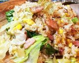 喜ばれめし☆ベーコンレタスのマヨ炒飯。作り方14写真