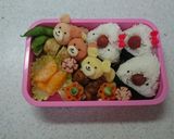 さんかくおにぎりとプチクマ作り方4写真