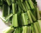 韓国風 小松菜のナムル作り方1写真