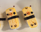 卵焼きで簡単＊キイロイトリのにぎり寿司作り方3写真