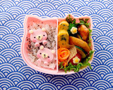 幼稚園 お弁当♡くま 簡単 キャラ作り方3写真