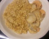 豆乳+５種類チーズリゾット（帆立入り）作り方6写真