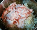 豚バラとキャベツの味噌煮作り方1写真
