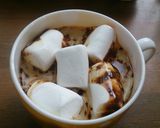 おうちカフェ幸せ♪マシュマロ♪カフェオレ作り方3写真
