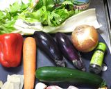 ベーコンとお豆の入った☆ラタトゥイユ作り方1写真