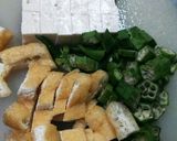 季節物◆旬のオクラで豆腐とオクラの味噌汁作り方1写真