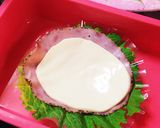 キャラ弁 ぐでたまお昼寝バージョン作り方1写真
