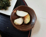 血管ダイエット食317（新茶葉お浸し和え作り方4写真