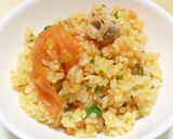 簡単！金時人参ドレッシングで玄米ご飯作り方6写真