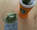 混ぜるだけ！スタバ風・抹茶フラペチーノ作り方6写真