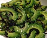 ゴーヤの胡麻油と昆布作り方2写真