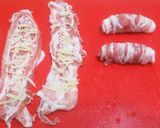 レンジで簡単☆豚バラ肉の生姜巻き作り方2写真