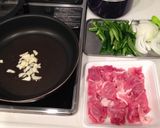 簡単☆ガーリック☆ケチャップの豚肉炒め作り方1写真