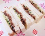 和風サンドウィッチ〜そぼろサンド〜作り方5写真