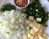 玉ねぎの大葉チーズ焼き。お弁当にも。作り方1写真