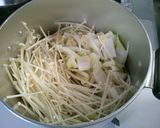 簡単　和食！白菜と挽き肉　えのきの煮物作り方3写真