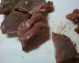簡単一品　豚肉の照り焼き　～生姜入り～　作り方1写真