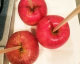 飴が剥がれない！パリっと！！りんご飴作り方5写真