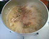 簡単　和食！白菜と挽き肉　えのきの煮物作り方5写真