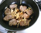 簡単一品　豚肉の照り焼き　～生姜入り～　作り方5写真