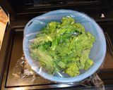 菜の花とベーコンとチーズのオムレツ作り方1写真
