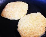 パンケーキ風にTKGを焼いてYTKG作り方2写真