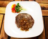 美味！ヘルシー♡牛モモのやわらかステーキ作り方5写真